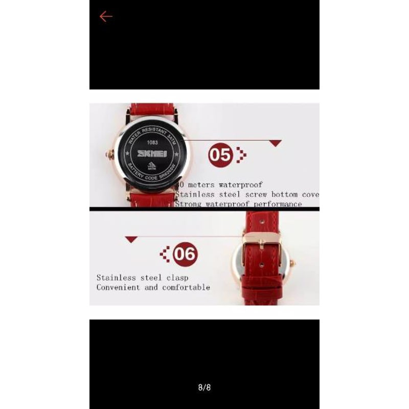 SKMEI jam tangan wanita tipe 1083 exclusive
