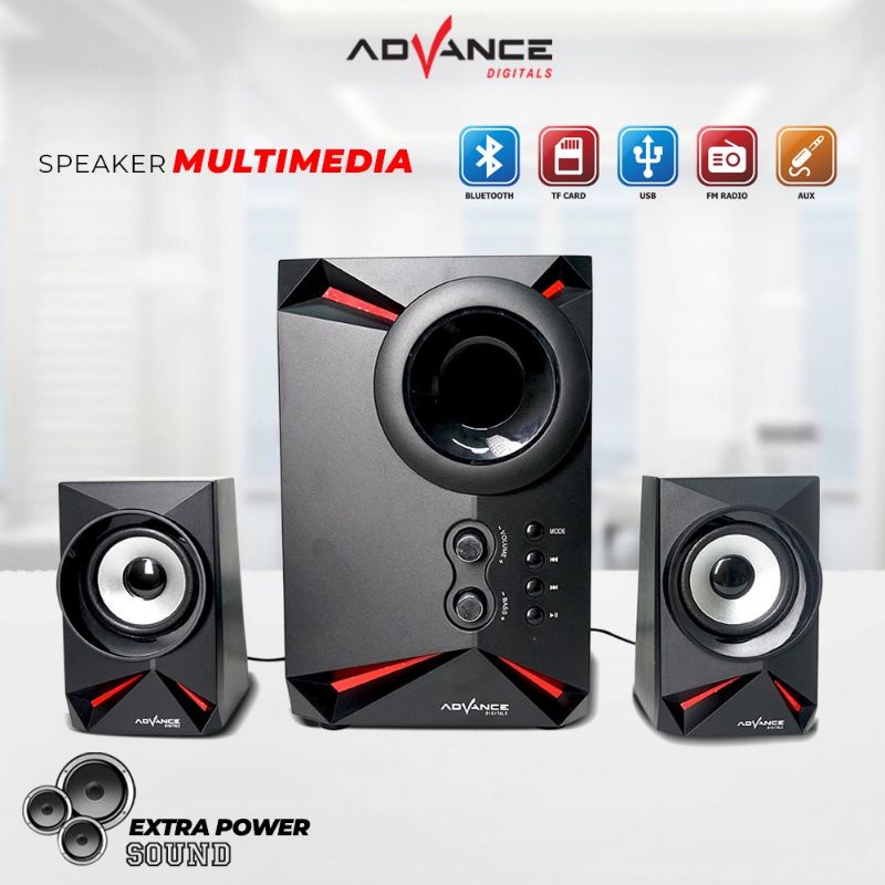 Advance Speaker Bluetooth Multimedia M180BT NEW CLEON Garansi resmi advance 1 Tahun