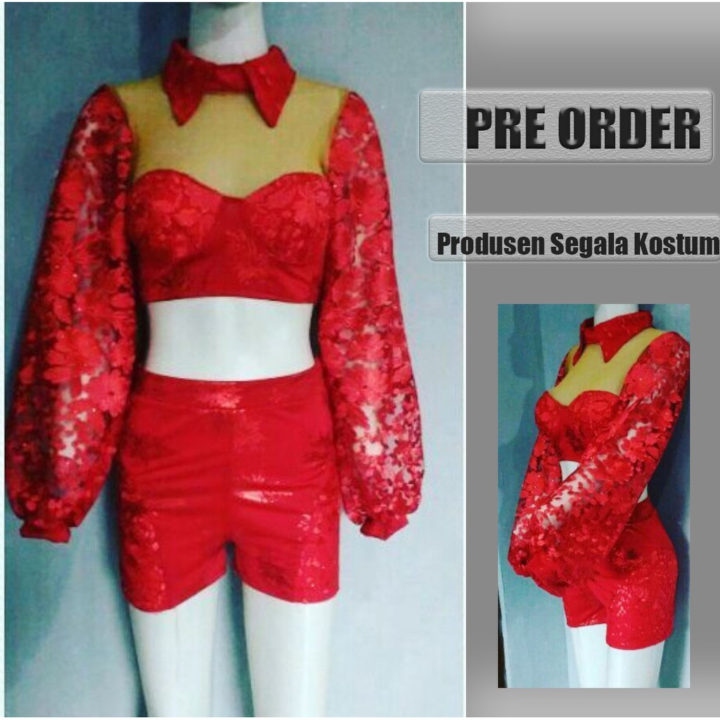 [PRE ORDER] Kostum Dancer Kostum Penyanyi Kostum Panggung Kostum DJ Korea Wanita Kpop