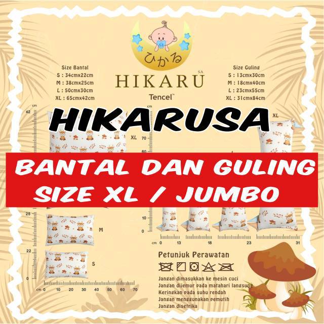 Hikarusa Bantal / Guling Hikaru size XL / Jumbo Deer, Deer Mushroom, Big Deer, Deer Family, Sky Deer, Baby Shark