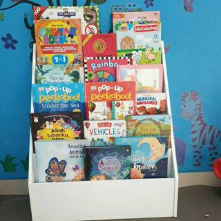  Rak  Buku  Anak  5 tingkat susun serbaguna Shopee  Indonesia