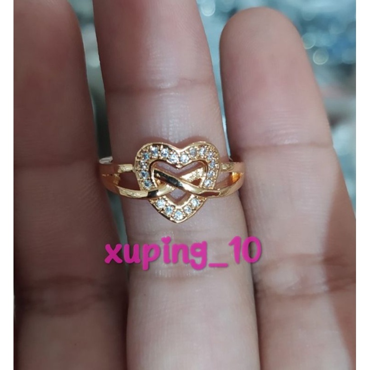 Cincin Xuping Murah Perhiasan Wanita Dewasa Fashion Model Permata