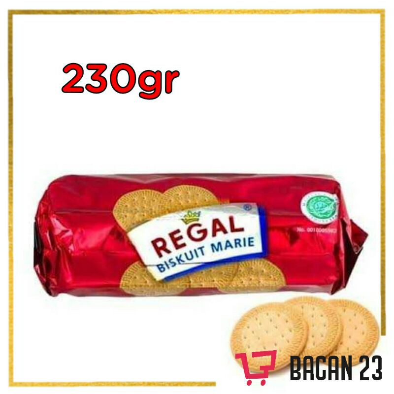 Regal Marie Biskuit (230gr) / Biskuit Susu Regal / Bacan 23 - Bacan23