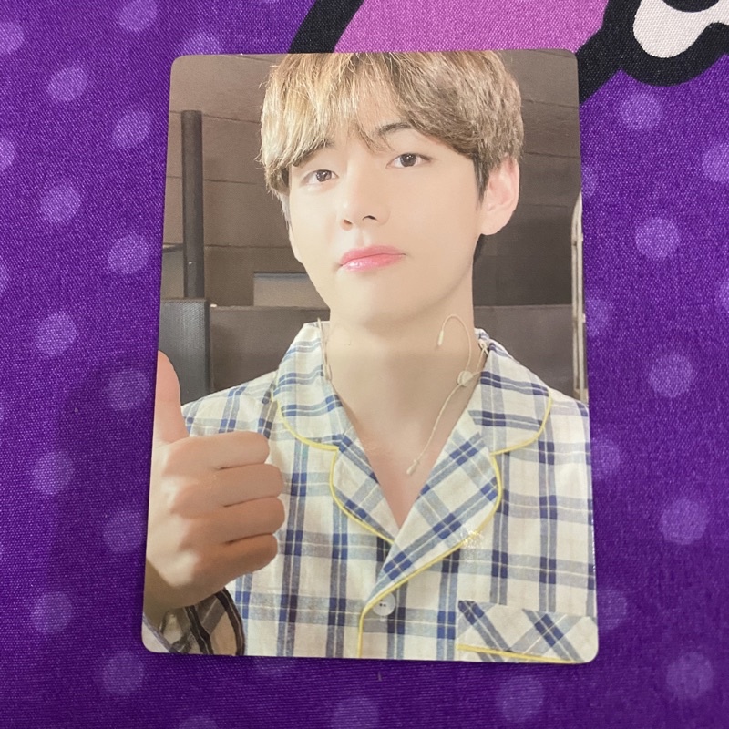 photocard pc pajama taehyung merch box 6