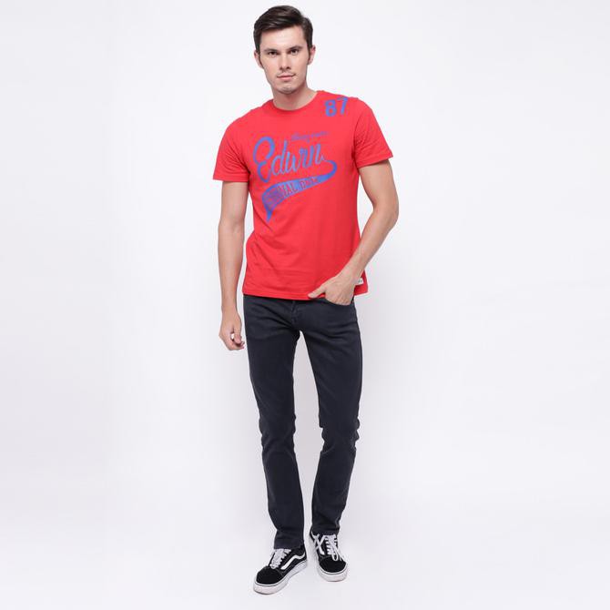 Edwin Celana Jeans 506-37-D.Grey Slim Fit Pria Panjang Abu-Abu Tua - Abu -Abu Tua, 29