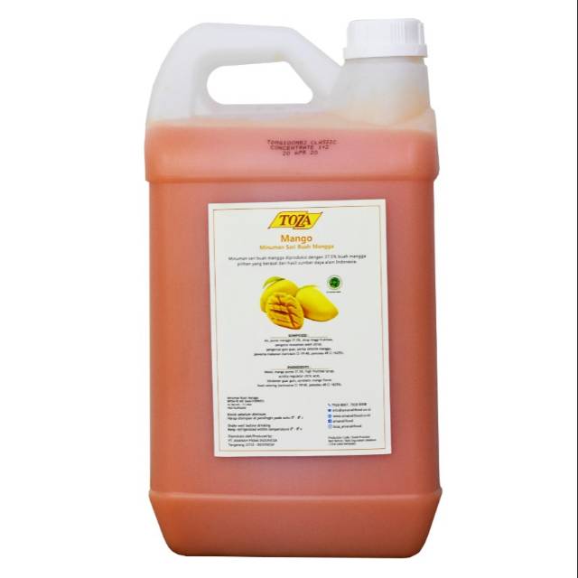 

Jus Toza varian Mangga kemasan 5 liter