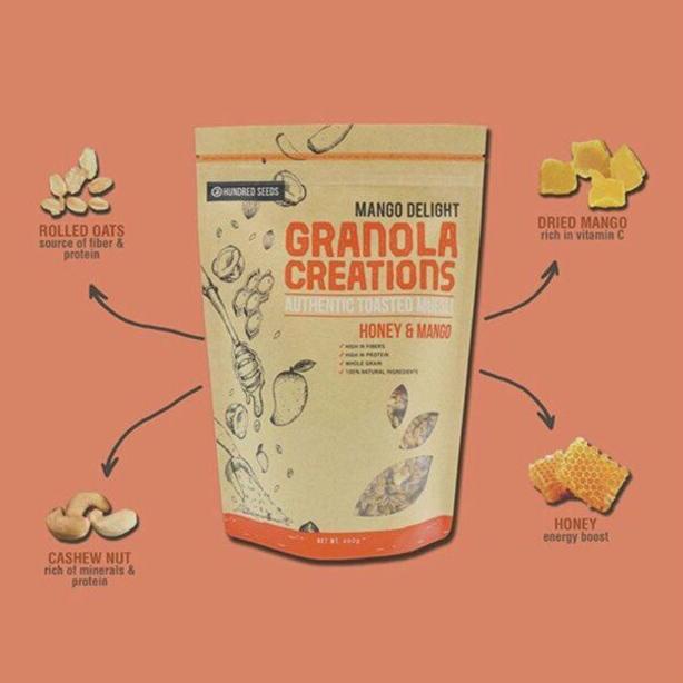 

populer] Granola Creations Mango Delight Honey & Mango 480g Creation