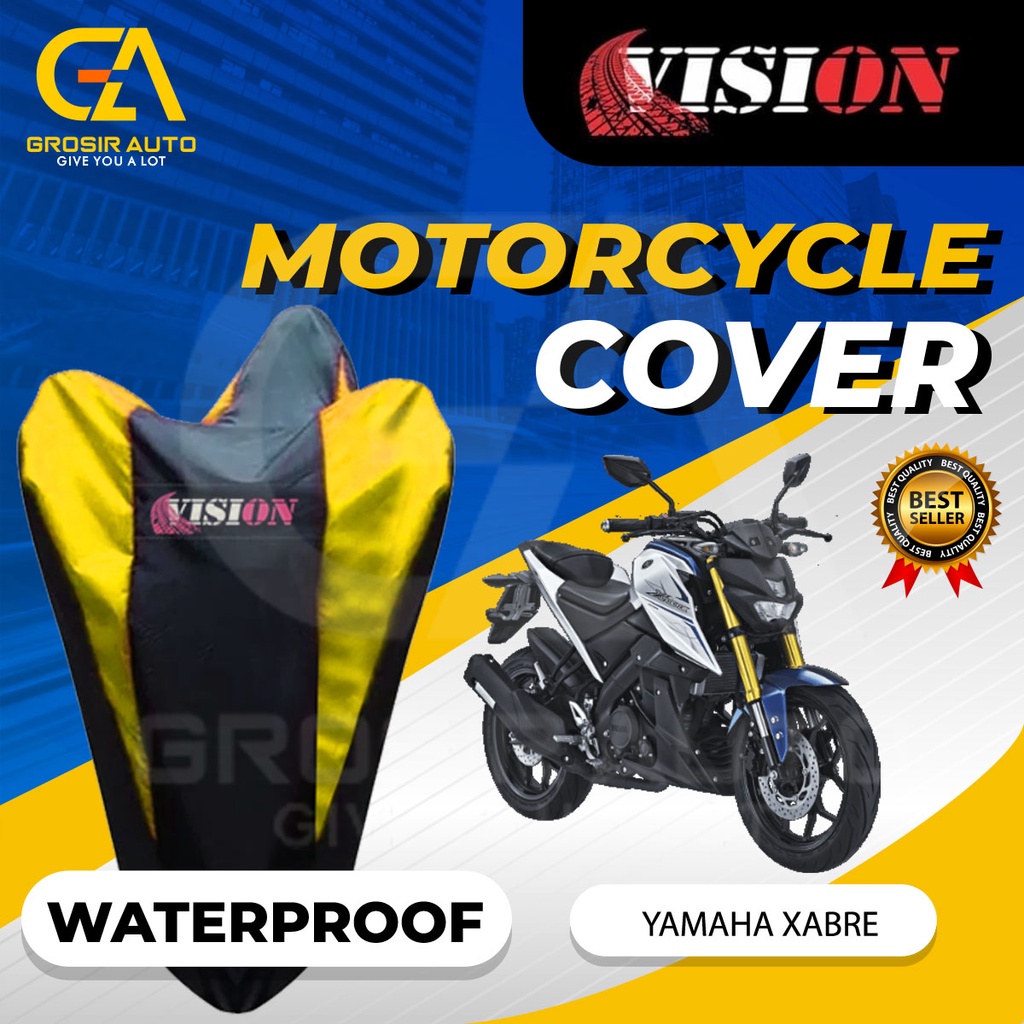 Sarung Motor XABRE Antiair Vision / Cover Selimut Penutup Sarung Mantel Motor Vision