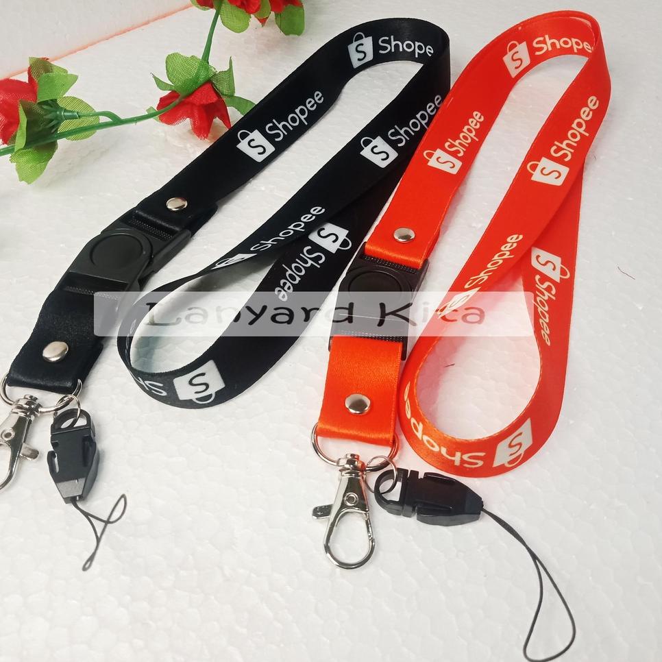 

⸨ZaN♝⸩ ⭐️ TALI LANYARD ID CARD NAME TAG GANTUNGAN HP PRINTING DUA SISI 2 CM |Terpopoler
