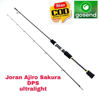 terlaris murah Joran pancing fiber solid lentur ul Ajiro Sakura DPS Ultralight 165 180 198