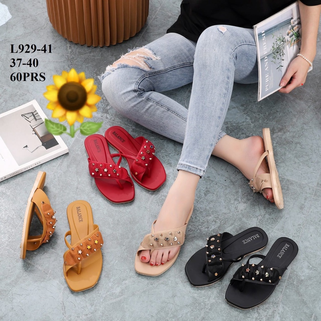 Sandal Karet Jelly Wedges Wanita import Model Terbaru Original Kekinian AGUNG STYLE Balance L929-41