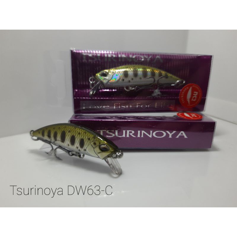 Lure minnow Tsurinoya DW63-C umpan pancing killer