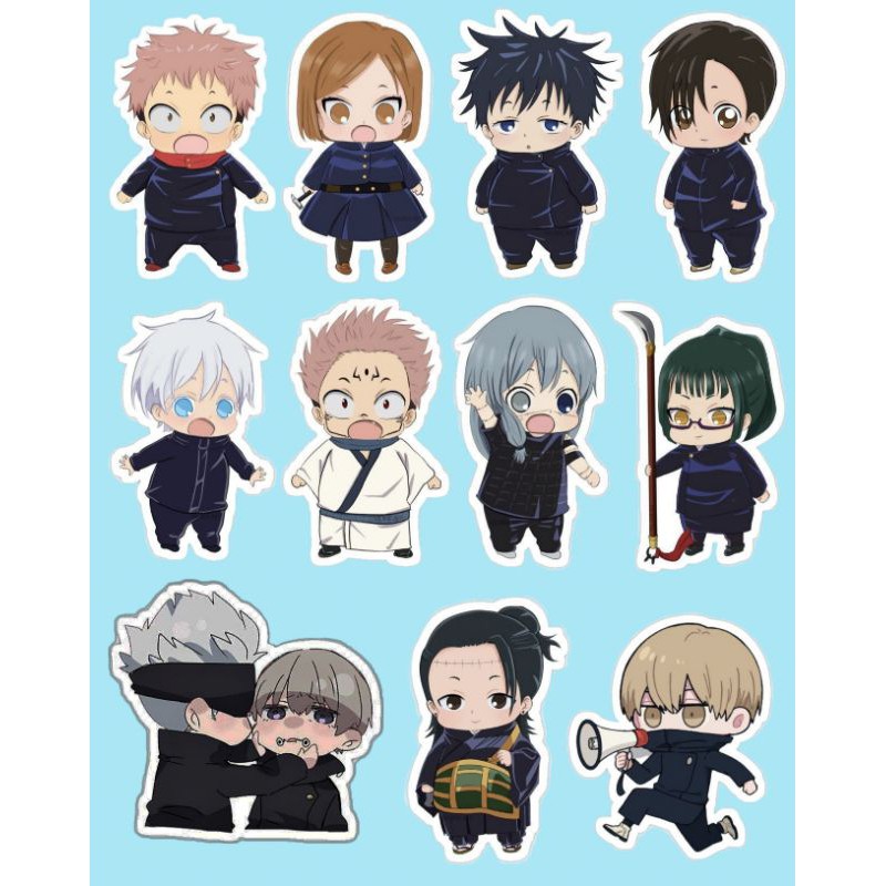 

11pcs Sticker Anime Jujutsu Kaisen
