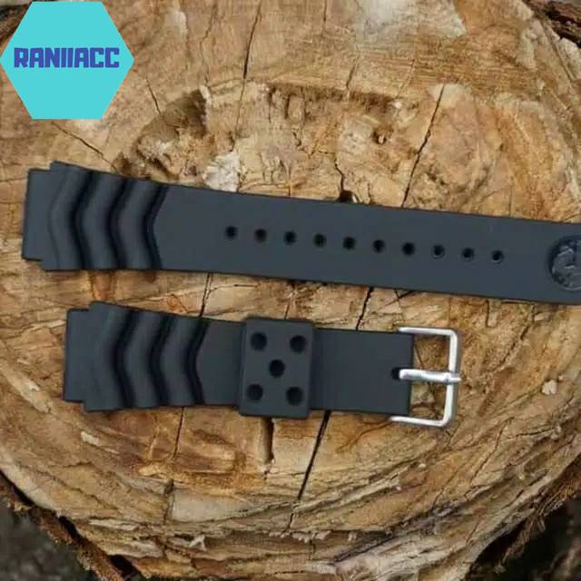 RUBBER STRAP WATCH TALI JAM SEIKO DIVER 22MM/TALI JAM TANGAN SEIKO DIVER .