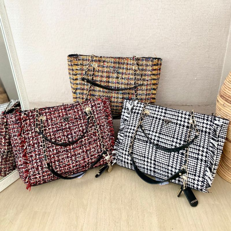 TAS TOTE BAG RAJUT||TOTE BAG WANITA||TOTE BAG||