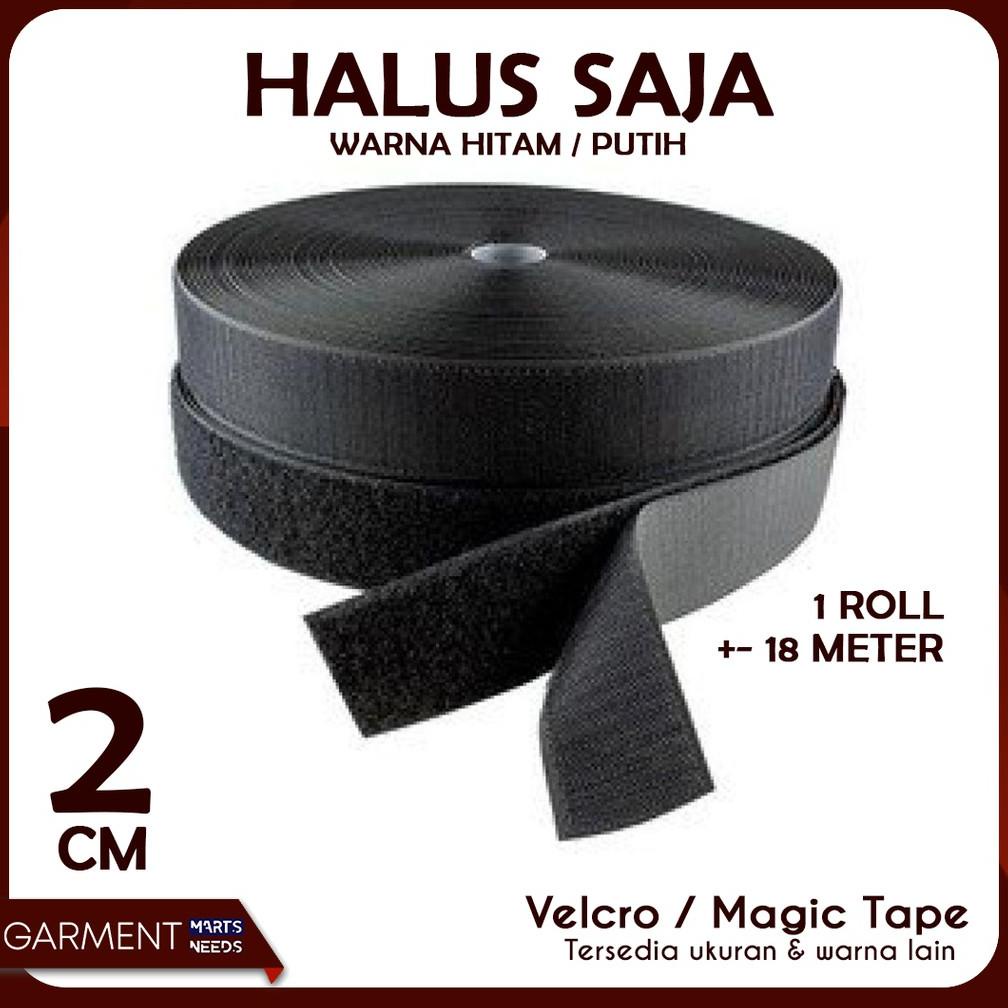 

TERMURAH!!! Perekat Velcro Halus Ukuran 2 CM Magic Tape Kretekan 18 METER