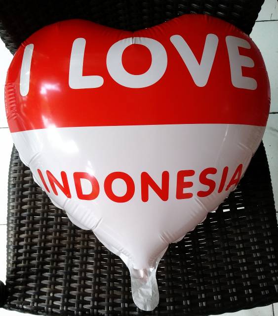 Hiasan Balon Merah Putih Besar Dekorasi Hut RI 17 Agustus