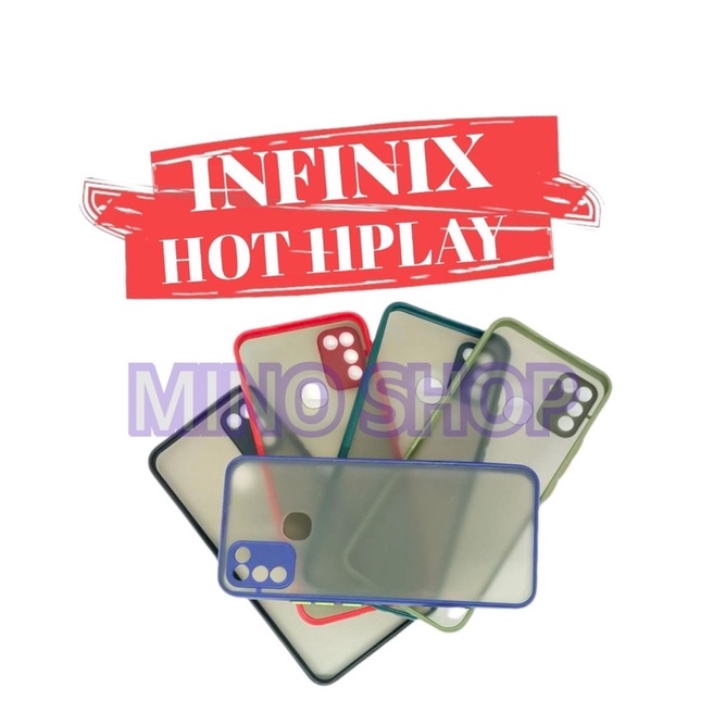 SOFTCASE INFINIX HOT 11 PLAY - HARDCASE DOVE MYCHOICE + PC - AERO CASE