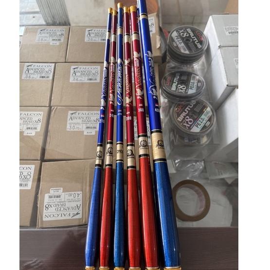 Dijamin Miring harga.. Joran tegek carbon Daihan NAGANO ruas pendek 40cm ringan murah motif batik