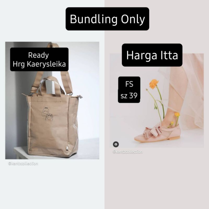 Ittaherl Katia Blush Sz 39 + Kaerysleika tyvek bag - BUNDLING ONLY