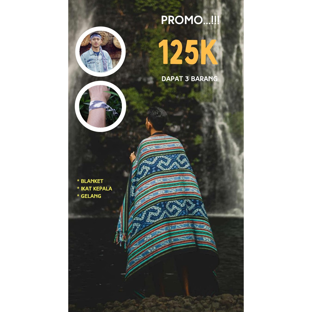 Kain Tenun / Blanket Tenun / Kain Ikat Tenun Asli / Kain Tenun Jepara / Kain Tenun dan Ikat Kepala
