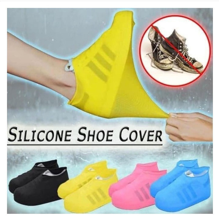 Silicon Cover Shoes Pelindung Sepatu Anti Air Waterproof Pelindung Sepatu Sarung Sepatu Karet