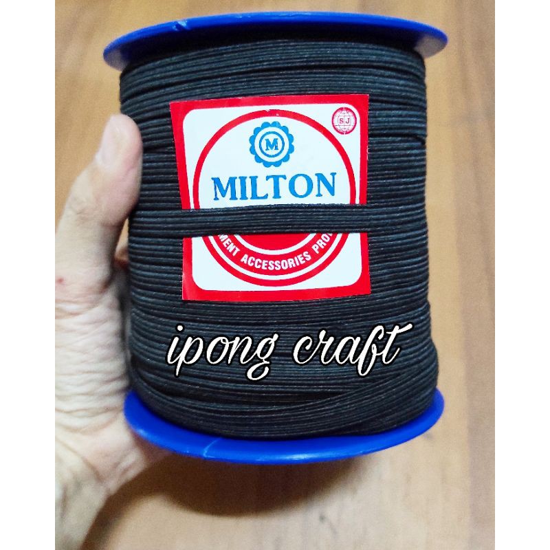 Tali Karet Elastis MILTON 7mm HITAM