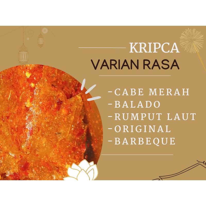 

KRIPCA SEUHAH RENYAH (KRIPIK KACA)