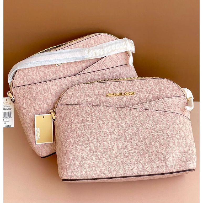 Michael Kors Jet set dome crossbody sign ballet