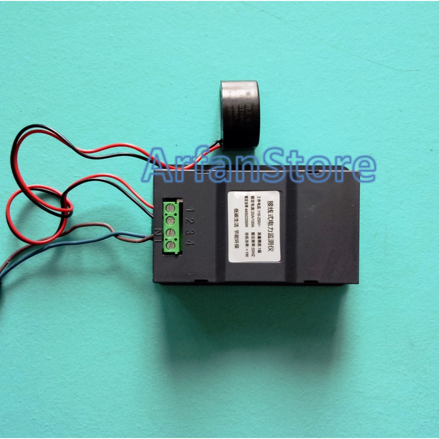 Voltmeter Wattmeter Ammeter PFmeter KWhmeter Hertzmeter AC 220V 100A