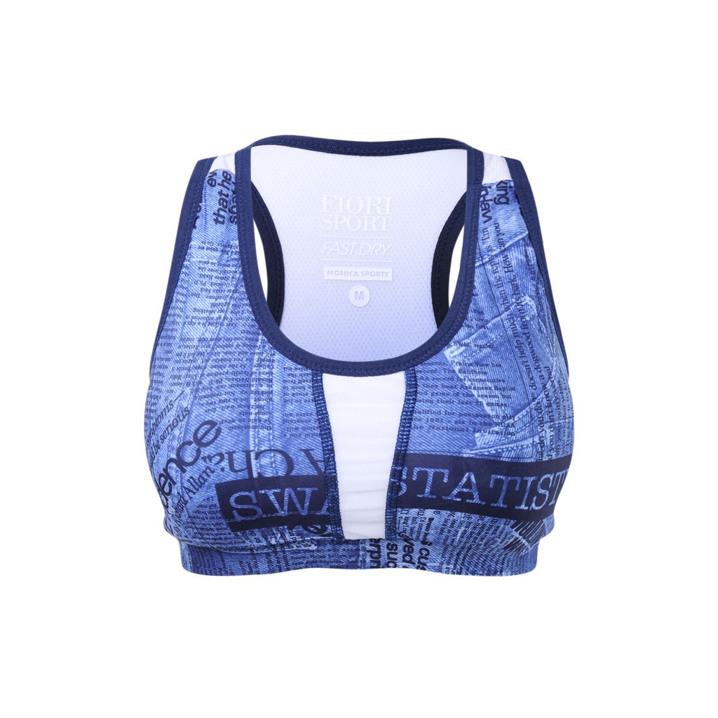 Bra Sport Pakaian Dalam Wanita Fiori Design Monica Sport Jeans Print