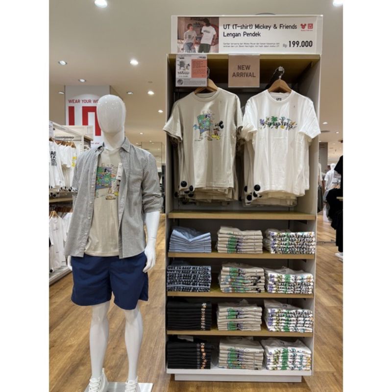 Jastip Tshirt UNIQLO Men UT Mickey & Friends Jasa titip