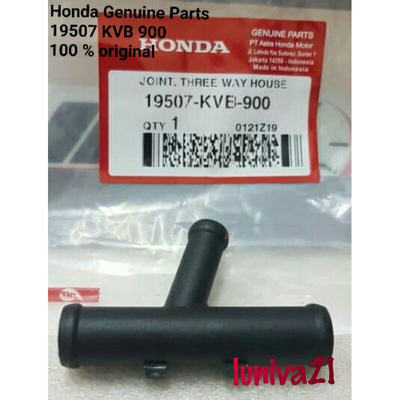Sambungan Radiator Vario Karbu T Joint Three Way House