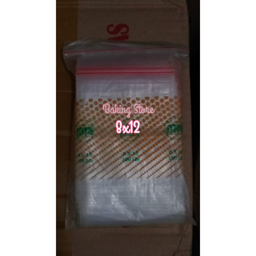 Kantong Plastik Klp - Zip Zip Lock Bag 8x12cm isi 100lembar