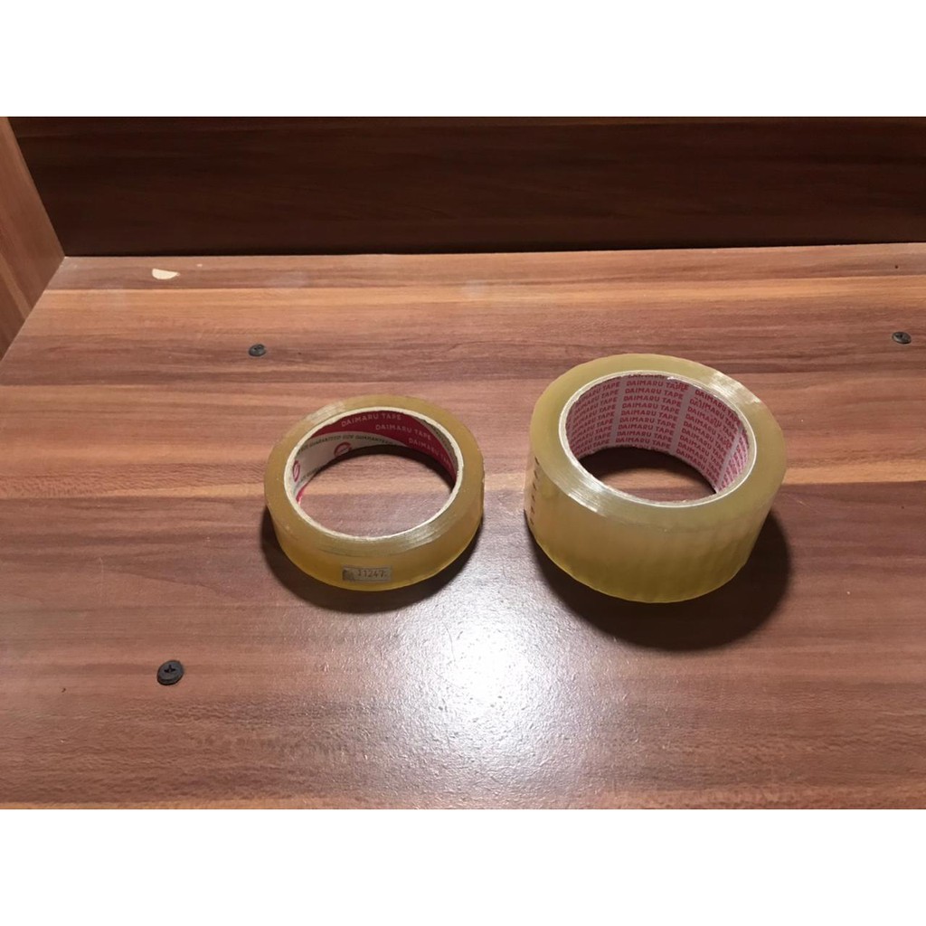 

Lakban bening Daimaru tebal - Lakban packing - Selotip besar