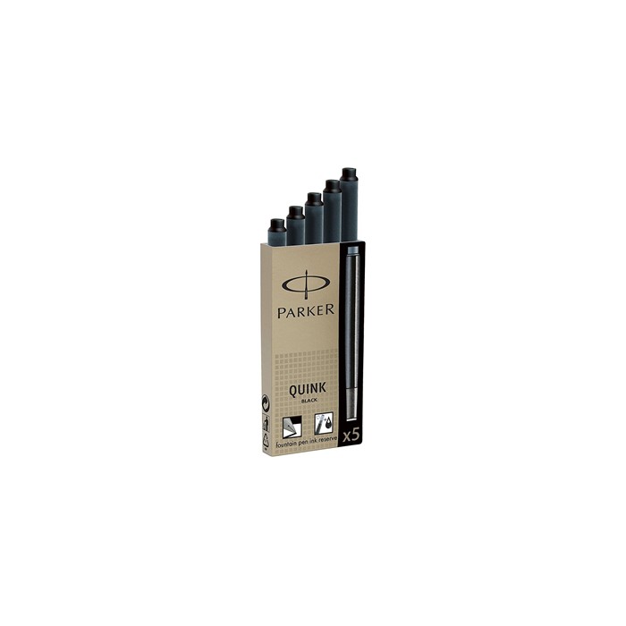 

Parker Quink Ink Cartridge Black isi 5 pcs