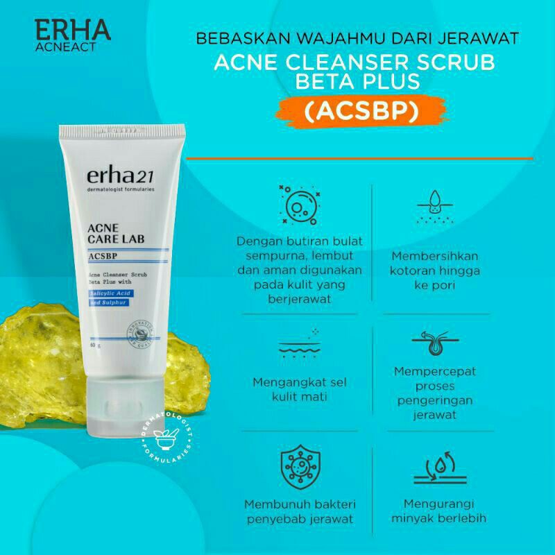 ERHA Acne Cleanser Beta Scrub Plus(ACSBP)