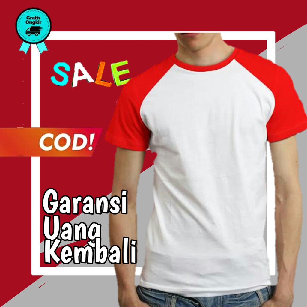 kaos raglan kaos pria dewasa kaos pria dewasa kaos lengan pendek pria kaos polos pria ke122