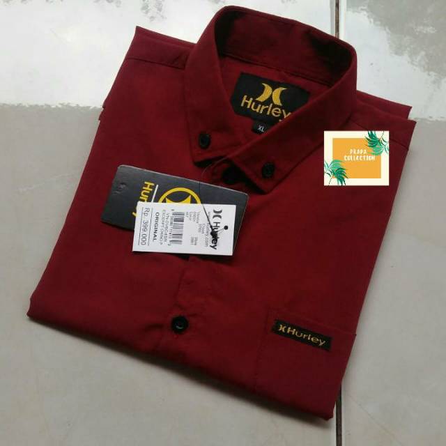 Kemeja Polos Anak Lengan PANJANG 1-10 tahun