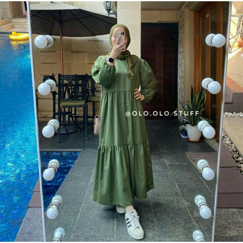 MAXY DRESS RUFFLE / GAMIS POLOS