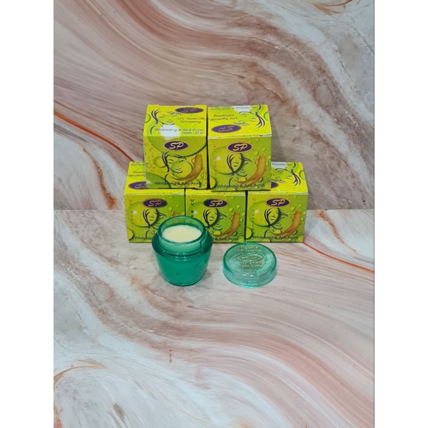 cream krim kream sp ginseng whitening & anti acne isi 12 pcs murah