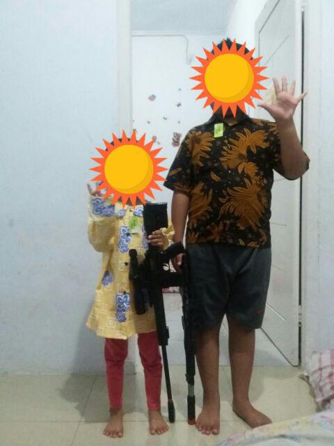 Hem Batik Sogan Anak Size 6 Usia 9,10,11 Tahun Lengan Pendek Coklat Hitam Katun Adem