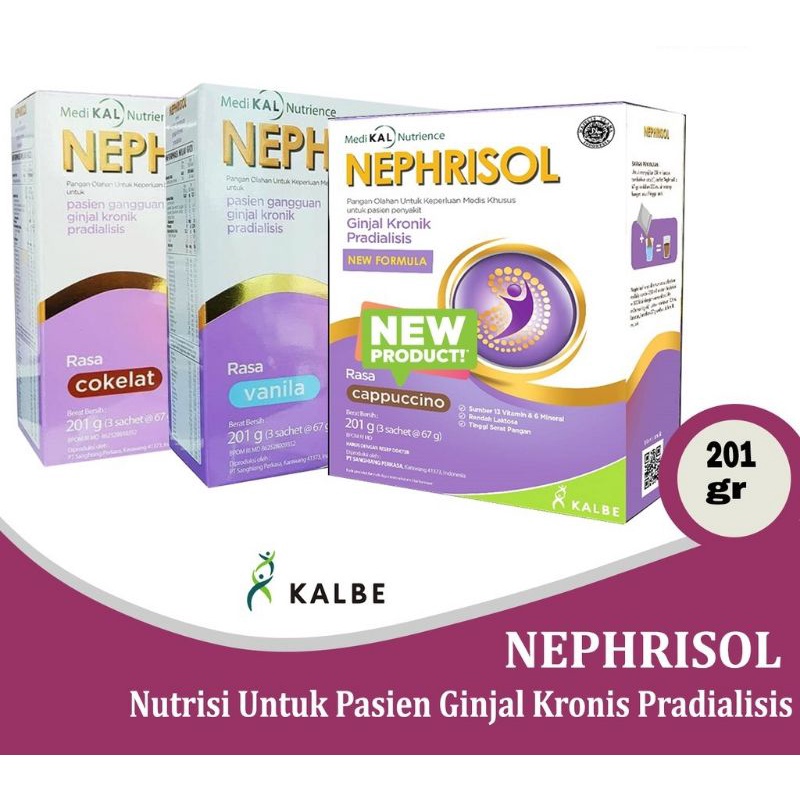 Nephrisol -Susu Tinggi Protein Untuk Pasien Ginjal Kronik Predialisis.