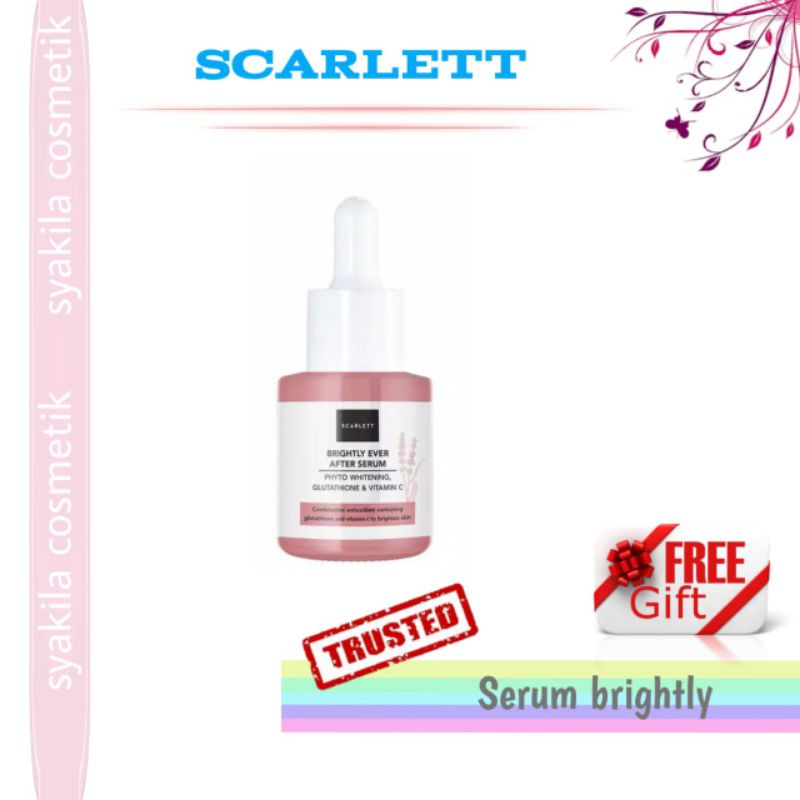 pemutih wajah serum wajah brightly ever after Scarlett