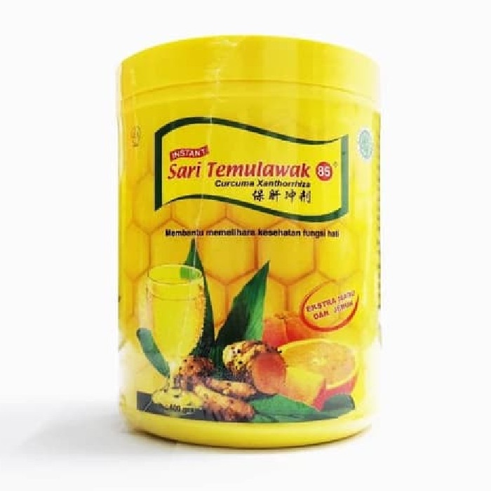 

400gr Sari Temulawak 85 Instan Plus madu jeruk Toples