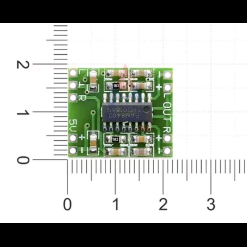 Dual channel mingi digital power amplifier Drive PAM8403 output3w+3w stereo