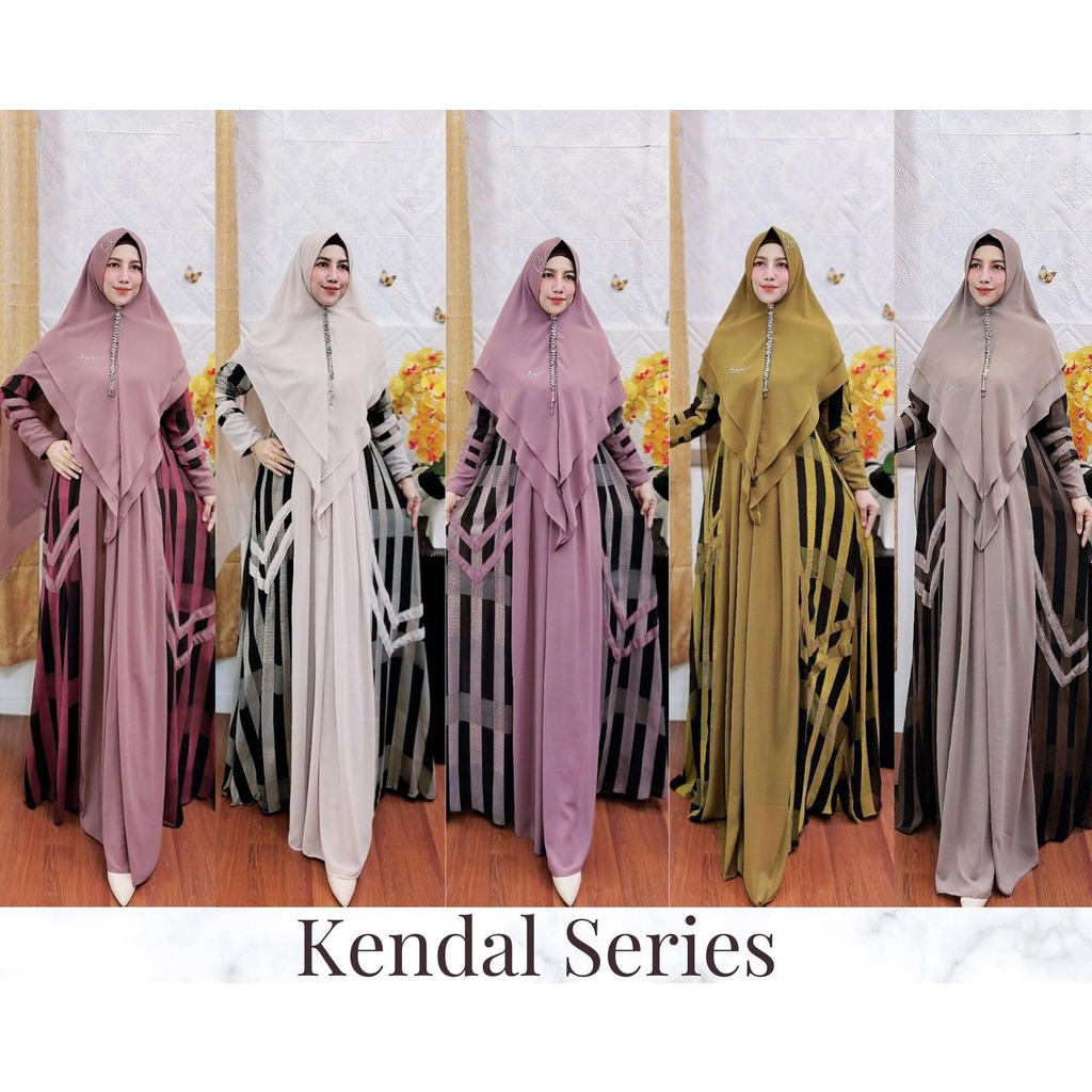 Kendal Series by Erce Collection ORI Original Gamis Syari Kekinian Terlaris Termurah Bestseller Best
