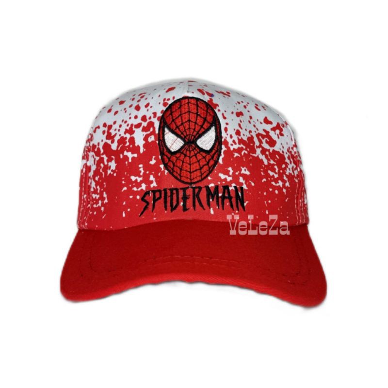 Topi anak topi anak laki-laki karakter spiderman topi anak karakter - topi anak