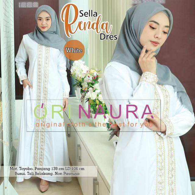 Sella Rinda Dress Asli Label Ori Naura