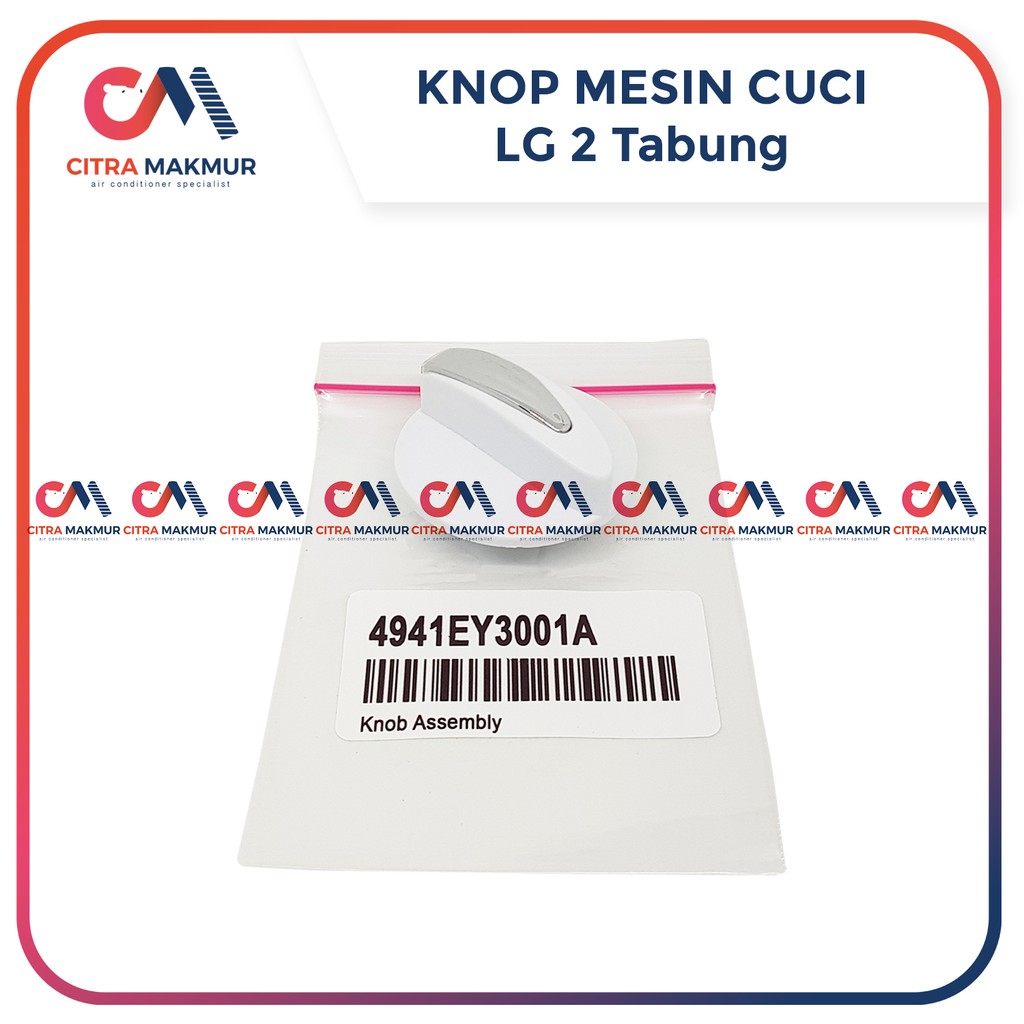 Knop Pemutar LG Original Equipment Manufacturer Tombol Mesin Cuci 2 Tabung Tipe Asli